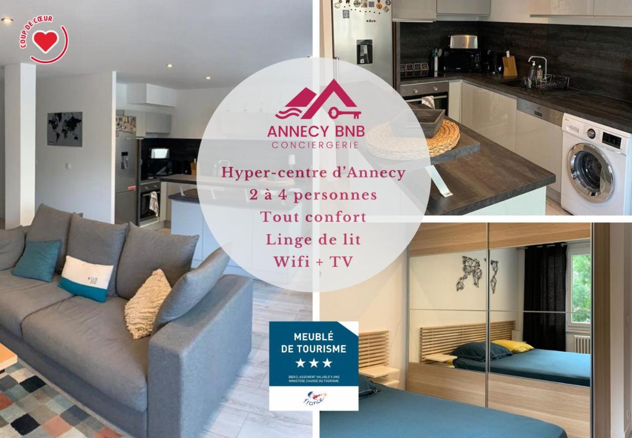 Le Globetrotteur T3 Pour 4 Pers 70M2 Au Coeur D'Annecy Apartment Exterior photo